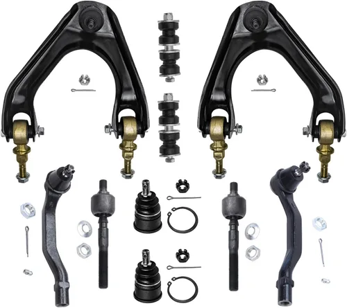 Vista 17 de Detroit Axle - Kit de suspensión frontal de 10 piezas para Chevy Trailblazer EXT GMC Envoy XL XUV Buick Rainier Isuzu Ascender Olds Bravada, brazos