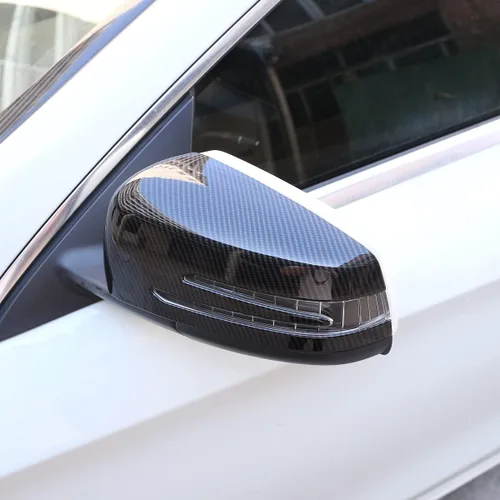 Vista 2 de TINKI Tapas de cubierta de espejo lateral de automóvil para Mercedes Benz A, B, C, E, S, GLA clase W204 W212 GLK clase GLS clase GLS, accesorios