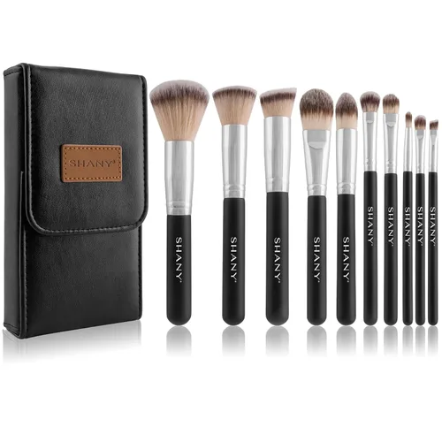 Vista 4 de SHANY Juego de brochas de maquillaje 8 piezas esenciales para maquillaje profesional, sin estuche