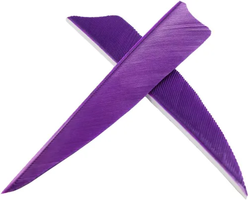 Vista 9 de Arrows - Plumas reales de 3 pulgadas con corte de escudo para cañas de tiro de caza DIY (paquete de 36)