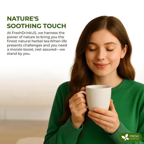 Vista 377 de FreshDrinkUS, 135 bolsas de té de jengibre y cúrcuma premium, ingredientes 100% naturales, mezcla hecha a mano de té de hierbas de cúrcuma