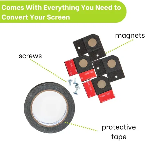 Vista 2 de PetDoors - Kit de conversión de puerta de mascota Perro para puerta Pantalla de patio, pantallas corredizas de vidrio para porche que convierten