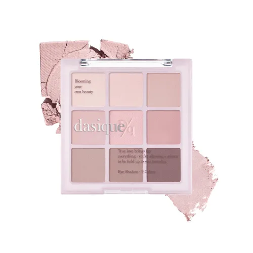 Vista 16 de dasique - Paleta de sombras #01 Sugar Brownie, libre de crueldad, 9 tonos combinables en acabados mate suave y brillante con hermosas perlas
