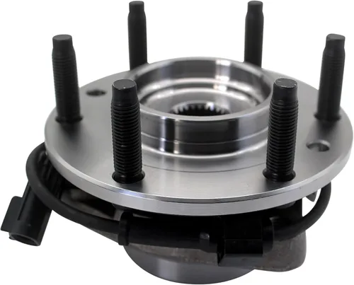 Vista 7 de MotorbyMotor 513188 Cojinete de rueda delantera y conjunto de cubo de 6 lengüetas con ABS para Chevy Trailblazer SSR, GMC Envoy, Buick Rainier