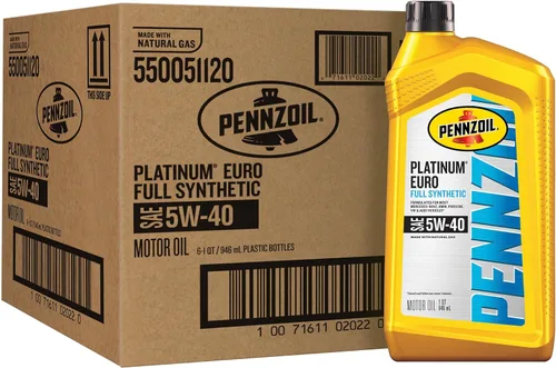 Vista 11 de Pennzoil Platinum Euro L - Aceite de motor sintético completo 5W-30, 1 cuarto de galón