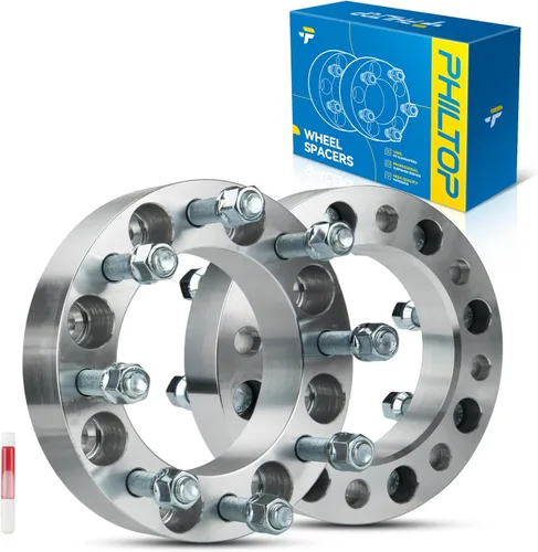 Vista 109 de PHILTOP 4x100 1.25" Espaciadores de rueda para Yaris, 2 piezas de espaciadores de rueda centrados en buje con 54.1mm de diámetro interior del buje
