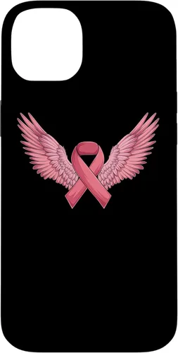Vista 15 de Pink Ribbon Wings Breast Cancer Awareness Case for iPhone 17