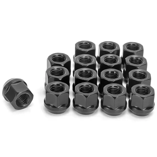 Vista 9 de KSP 3/8"-24 Tuercas de llanta abiertas para pernos de ATV UTV, tuercas de bulto pequeño de 17 mm hexagonales con extremo abierto que se ajustan a