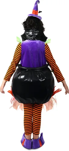 Vista 3 de Rubies Girl's Cauldron Witch Costume