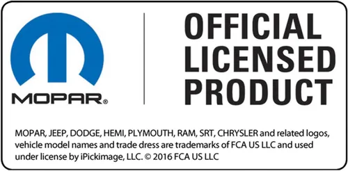 Vista 6 de iPick Image, Compatible con: placa frontal de metal Dodge con diseño gráfico UV de fibra de carbono en cubierta de enganche de remolque de plástico