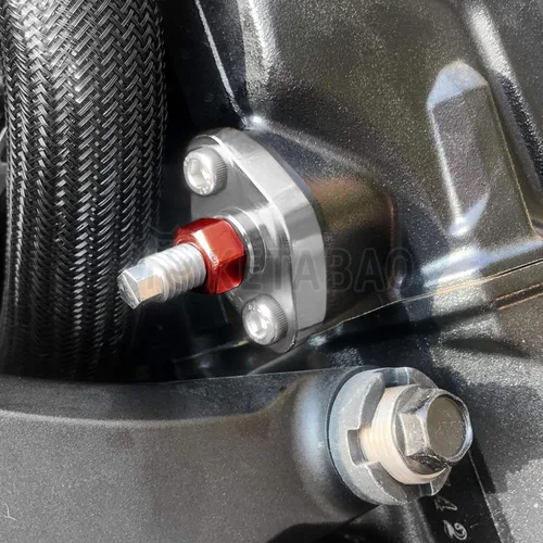 Vista 6 de KETABAO Tensor de cadena manual ajustable CCT compatible con ATV YFM 400 YFM 200 225 250 350 Moto-4 (titanio)