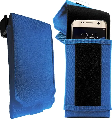 Vista 14 de Phone Holster with Clip - Hook Loop Nylon Cellphone Holster Compact Pouch, Backpack Shoulder Strap Accessory - Multifunctional StrapPack Pouches for