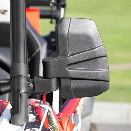 Vista 6 de SHEJISI Espejos laterales UTV, ya no necesitas ajustar a mano, innovadora función de reinicio automático, para jaula antivuelco de 1.5 a 2.0
