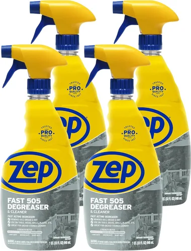 Vista 7 de Zep ZU50532 Limpiador y Desengrasante Rápido 505, 32 Onzas Líquidas, 946 ml, transparente