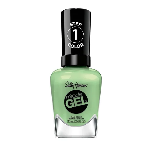 Vista 127 de Sally Hansen Miracle Gel™ x Jared McCain, GOAT Gold, Larga duración, fórmula tipo gel, sin necesidad de lámpara UV, esmalte de uñas dorado