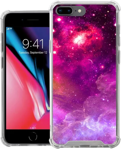 Vista 37 de CasesOnDeck - Funda compatible con Apple iPhone 8 Plus iPhone 7 Plus (5.5 pulgadas) iPhone 8 Plus, funda de poliuretano termoplástico flexible