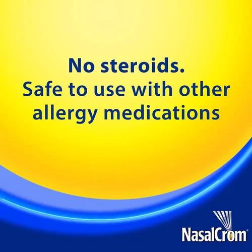 Vista 8 de NasalCrom Controlador de síntomas de alergia en aerosol nasal 200 aerosoles .88 onzas líquidas (paquete de 6)