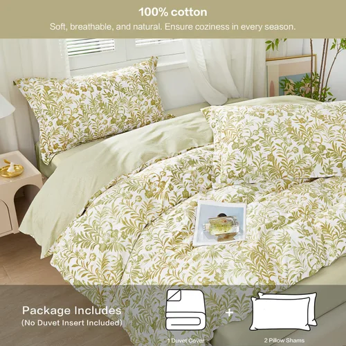 Vista 502 de SAPHREAS Juego de funda de edredón de algodón, tamaño King, a cuadros color gris oscuro y gris, geométrico, 3 piezas, 1 funda de edredón y 2 fundas