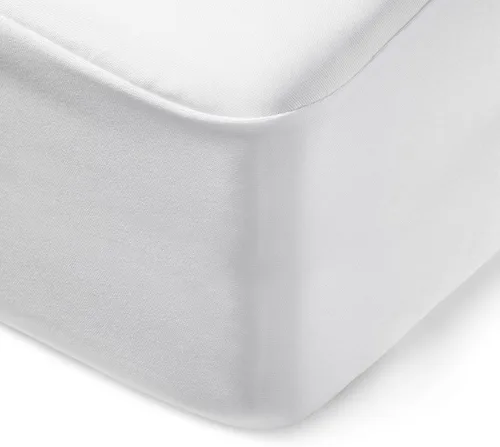 Vista 4 de Amazon Basics Funda de colchón con cremallera, impermeable y a prueba de chinches, tamaño individual
