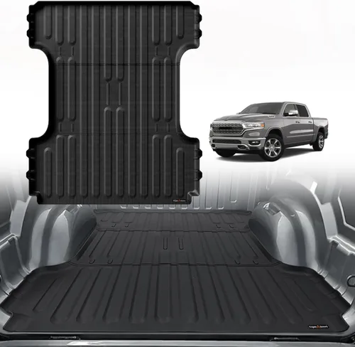 Vista 27 de TripleAliners - Tapete para caja de camioneta (de ejes) de 5 pies, encaje perfecto para pick-up de carga, accesorio de protección de vehículo