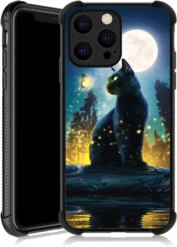 Vista 24 de ZHEGAILIAN Funda compatible con iPhone 13, funda protectora antideslizante de poliuretano termoplástico suave con cuatro esquinas reforzadas a