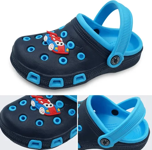 Vista 6 de Namektch - Sandalias antideslizantes para niños pequeños, ligeras, para jardín, playa, piscina, ducha