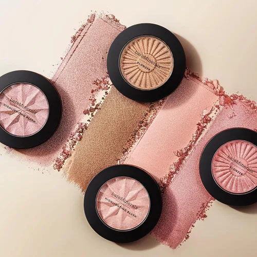 Vista 9 de bareMinerals Gen Nude Highlighting Blush, 2-in-1 Blush & Highlighter Hybrid, Silky Blendable Face Makeup, All-Day Wear, Luminous Finish, Talc-Free