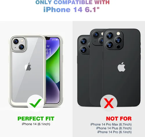 Vista 545 de DIACLARA - Funda transparente compatible con iPhone XR 6.1 pulgadas 2018
