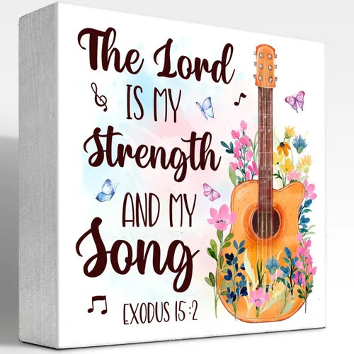 Vista 8 de Letrero de madera con texto en inglés "Bible Faith Love Hope" para decoración de escritorio, rústico, cristiano, inspirador, letrero de madera