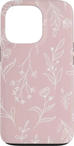 Vista 10 de Cute Blush Pink Wildflower Floral Pattern Case for iPhone 16