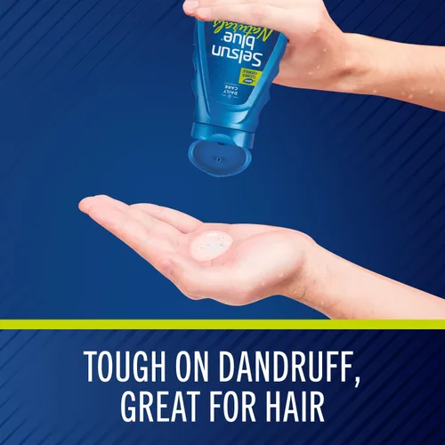 Vista 4 de Selsun Blue Naturals Itchy Dry Scalp Anti-dandruff Shampoo, 11 fl. oz., Extra-Hydrating Formula Plus Vitamins B5 & E, Salicylic Acid 3%