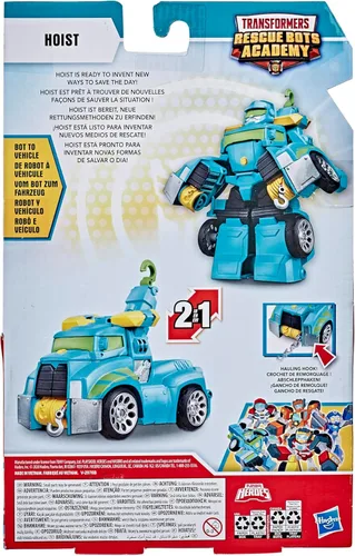 Vista 14 de Transformers Playskool Heroes Rescue Bots Academy Hoist - Robot de juguete de conversión de 6 pulgadas, figura de acción para niños de 3 años