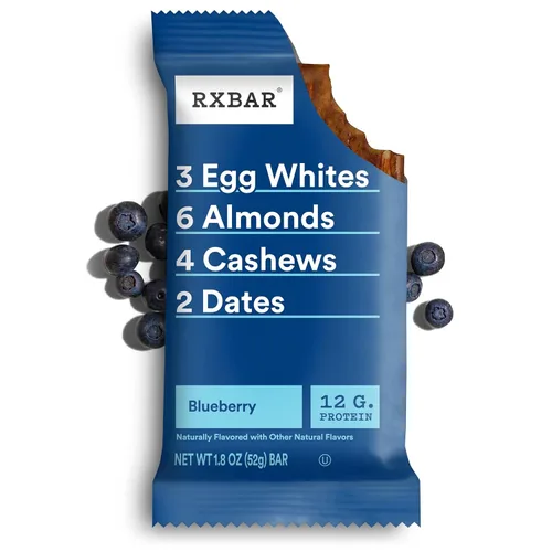 Vista 8 de RXBAR Barras de proteínas, aperitivo de proteínas, barritas de aperitivos, arándanos, caja de 22 onzas (12 unidades)