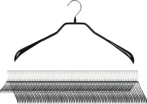 Vista 8 de Mawa by Reston Lloyd BodyForm Series - Percha antideslizante que ahorra espacio para chaquetas, trajes y abrigos, 16-1/2 pulgadas, estilo 42/L, Rojo