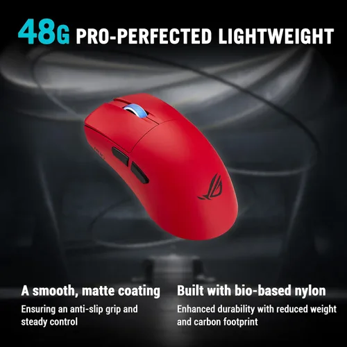 Vista 3 de ASUS ROG Harpe II Ace - Mouse inalámbrico para juegos de eSports - Probado profesionalmente, diestro, ligero de 1.81 oz, conectividad trimodo, 42K