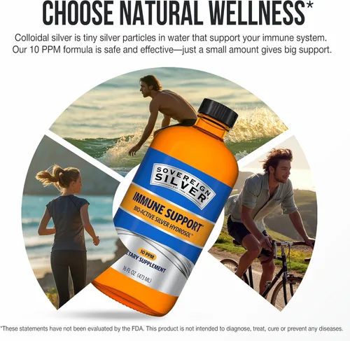 Vista 7 de Sovereign Silver Bio-activo plata hidrosol para apoyo inmunológico – 10 ppm, 48CS10, 16 onza, Plateado, 1, 1