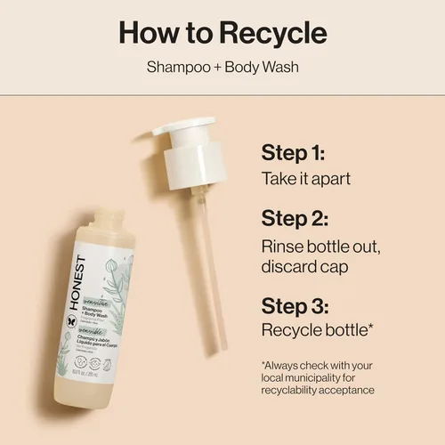 Vista 11 de Shampoo & jabón corporal Honest, Lavanda Dreamy súper calmante, 10 Onzas, 816645023966, Libre de fragancia, 1, 1