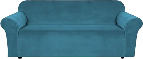 Vista 36 de H.VERSAILTEX Funda de terciopelo elástico para sillón, funda para sillón de 1 cojín para sala de estar, funda de muebles hecha de terciopelo grueso