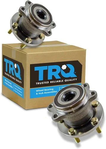 Vista 133 de TRQ Conjunto de rodamiento y cubo de rueda delantera de 2 piezas compatible con Chevrolet Trailblazer 02-09, Trailblazer EXT 02-06, GMC Envoy 02-09