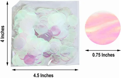 Vista 28 de Efavormart - Confeti metálico para baby shower, 300 unidades, color rosa