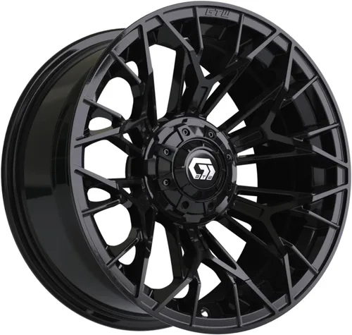 Vista 15 de GTW Stellar - Rueda de aluminio para carrito de golf de 12 pulgadas, 12 x 7 pulgadas, 4-4 pernos desplazamiento 3:4 (cromado)