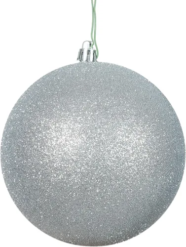 Vista 25 de Vickerman Esfera de adorno de Navidad de 10 pulgadas con acabado de caramelo, plástico inastillable, resistente a los rayos UV, decoración de árbol