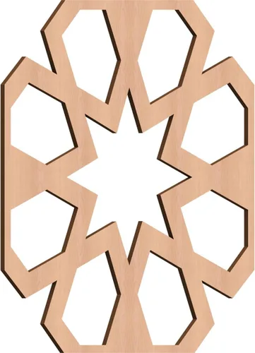 Vista 32 de Jackson Decorative Fretwork Wood Wall Panels, Large, 23 3/8" W x 23 3/8" H x 1/4" T, Cherry