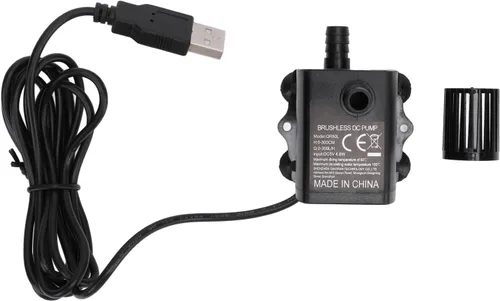 Vista 6 de SUNGOOYUE Small Submersible, Adjustable for Aquarium Fountains Under DC 5V, 4.8W, Stroke 300cm - Ideal for Pond Fish Tanks