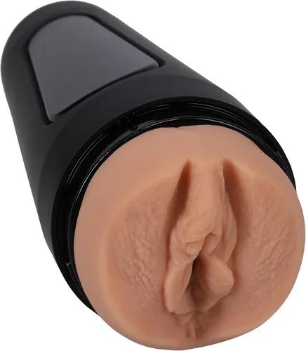 Vista 23 de Doc Johnson Main Squeeze - Livv Fitt - ULTRASKYN Stroker - Placa de presión para una presión precisa - Tapa de extremo giratoria para controlar