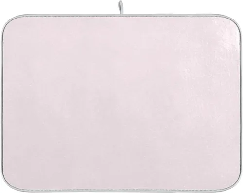 Vista 28 de Tapete de secado de platos grande verde salvia, extra grande para platos, accesorios de cocina, mostrador, almohadilla escurridor de platos