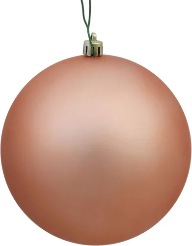 Vista 42 de Vickerman Esfera de adorno de Navidad de 10 pulgadas con acabado de caramelo, plástico inastillable, resistente a los rayos UV, decoración de árbol
