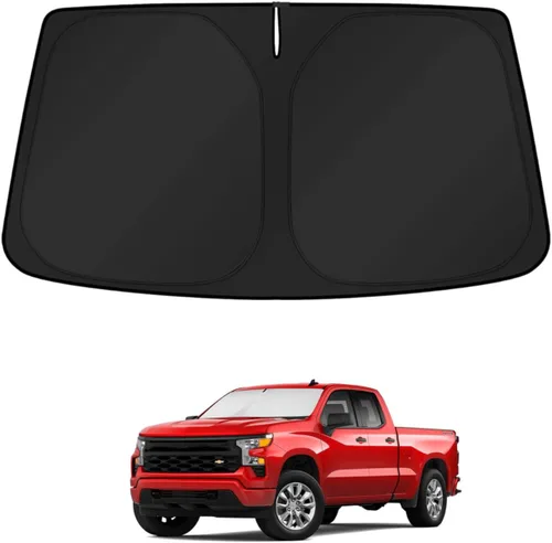 Vista 172 de KUST - Parasol plegable para parabrisas para BMW X1 E84, accesorios 2011 2012 2013 2014 2015, protector de visera de sol ajustable que bloquea