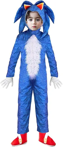 Vista 2 de Disfraz de erizo de lujo para niños disfraz de cosplay de dibujos animados disfraz de juego de simulación unisex