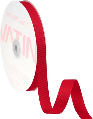 Vista 241 de VATIN Cinta de Grogrén Negra, 1-1/2" x 50 Yardas Continuas, Cinta de Grogrén de Poliéster Negra, Usar para Lazos de Bricolaje, Accesorios